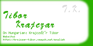 tibor krajczar business card